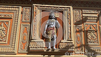 statue of Indian Hindu God Shiva Editorial Stock Photo