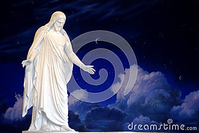 Statue of Jesus Christ Stock Photo