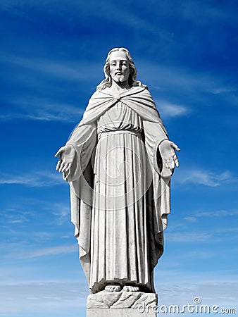 Statue of Jesus Christ Stock Photo