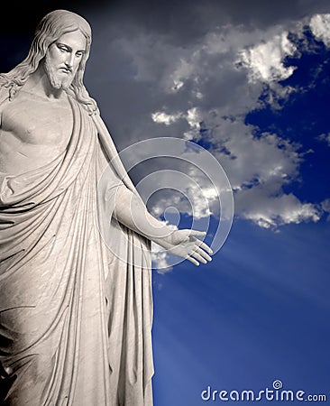 Statue of Jesus Christ Stock Photo