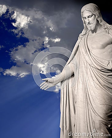 Statue of Jesus Christ Stock Photo