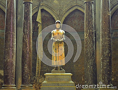 Statue of Joan of Arc Stock Photo
