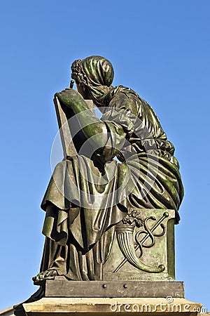 Statue of Johannes Gutenberg, inventor of book printing Stock Photo