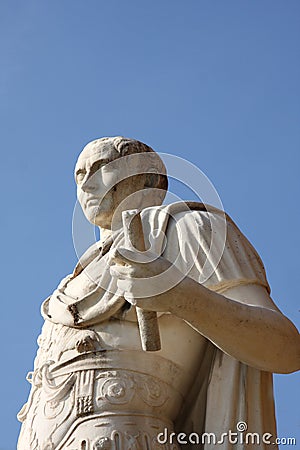 Statue of Julius Caesar Stock Photo