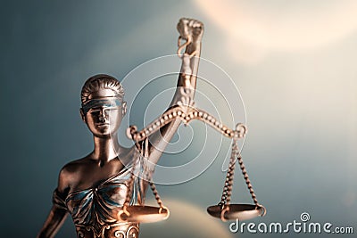 Statue of justice Stock Photo