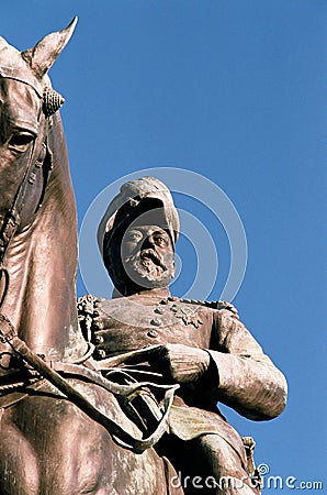 Statue of King Edward VII Stock Photo