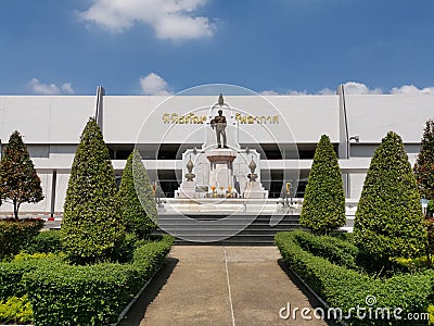 Statue of King Rama V at RTAF museum Editorial Stock Photo
