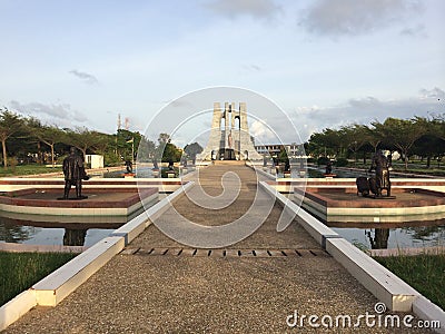 Statue of Kwame Nkrumah Stock Photo