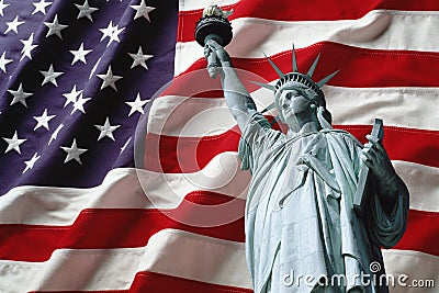 Statue of liberty Stock Photo