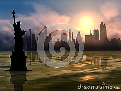 Statue of Liberty Stock Photo