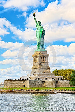 Statue of Liberty Liberty Enlightening the world near New York Stock Photo