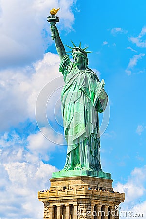 Statue of Liberty Liberty Enlightening the world near New York Stock Photo