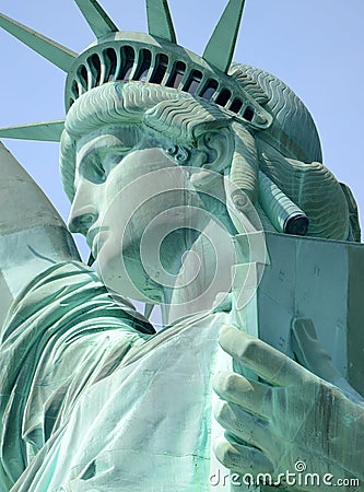 Statue of Liberty, Liberty Island, New York City Stock Photo