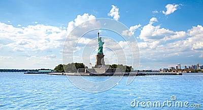 Statue of Liberty at Eliis island Stock Photo