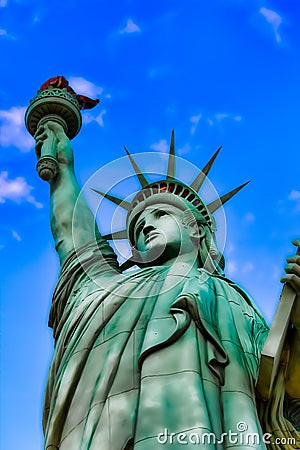 The Statue of Liberty Stock Photo