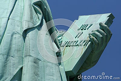 Statue Of Liberty Tablet Stock Image - Image: 5348151
