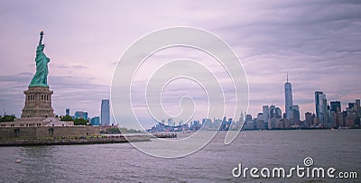 The statue of Liberty Stock Photo