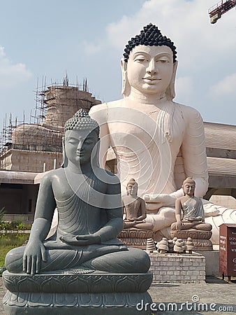 This is the statue of lord gautam buddha which is made in bihar Stock Photo