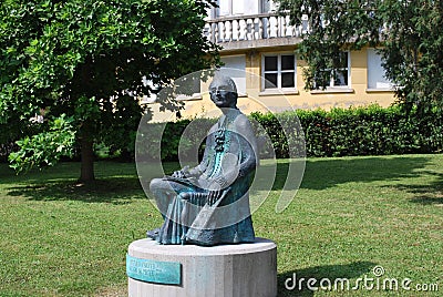 Statue of Lorenzo da Ponte Editorial Stock Photo