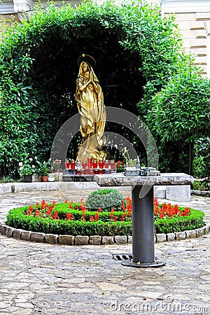 Statue of Madonna Stock Photo