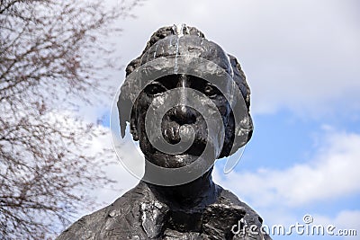 Statue Multatuli At Amsterdam The Netherlands 5-3-2021 Editorial Stock Photo