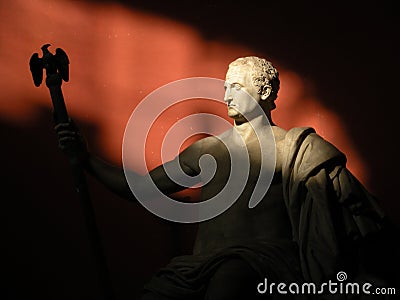 Statue of Nerva, Vatican Museums Editorial Stock Photo