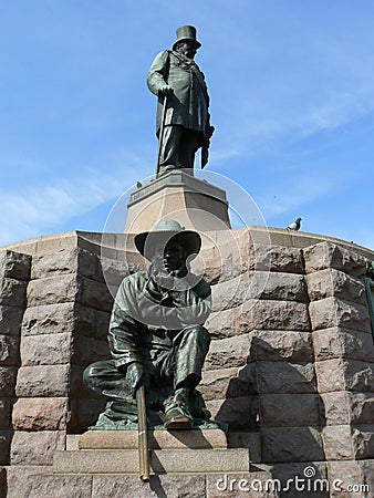 STATUE PAUL KRUGER MONUMENT, PRETORIA, SOUTH AFRICA Stock Photo