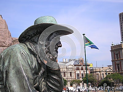 STATUE PAUL KRUGER MONUMENT, PRETORIA, SOUTH AFRICA Stock Photo