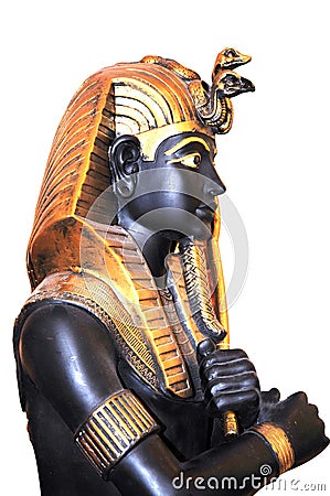 Statue of Pharaoh (Firaun) Stock Photo