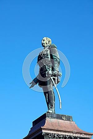 Statue of Russian czar Alexander II, Helsinki Stock Photo
