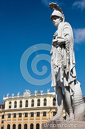 Statue at SchÃ¶nbrunn Palace Editorial Stock Photo