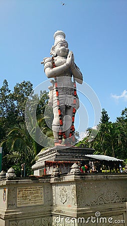 Statue of Shree Lord Hanuman, Hindu God of India Stock Photo