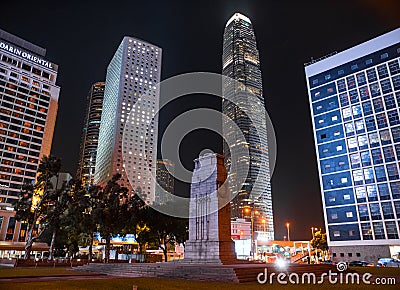 Statue Square, Central Hong Kong, China Editorial Stock Photo