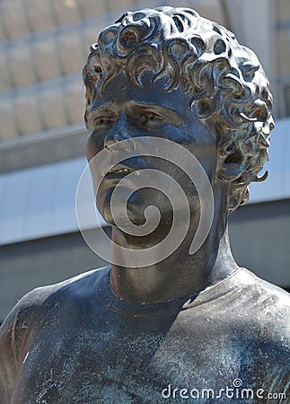 Statue of Terrance Stanley `Terry` Fox Editorial Stock Photo
