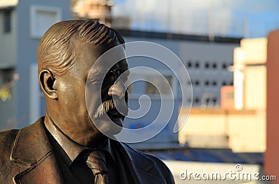 Statue of Theodore Roosevelt Editorial Stock Photo