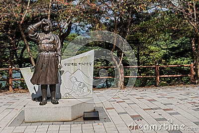 Statue to pay tribute to women workers Editorial Stock Photo