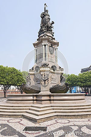 Statue in tribute to sailors Editorial Stock Photo