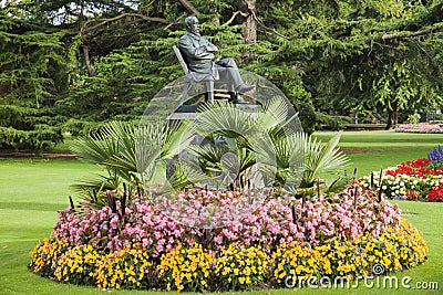 Christchurch Botanic Gardens New Zealand Stock Photo