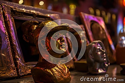 Statues, the closest to reality. Stock Photo