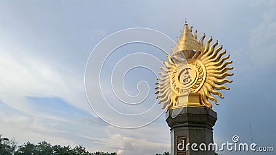 Statute of Great Seal of the king Editorial Stock Photo