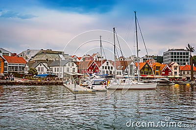 Stavanger, Norway city view Editorial Stock Photo