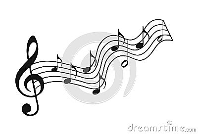 Stave musical Stock Photo