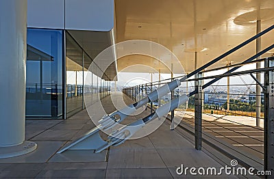 Stavros Niarchos Foundation Cultural Center SNFCC in Athens Editorial Stock Photo