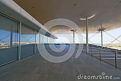 Stavros Niarchos Foundation Cultural Center SNFCC in Athens Editorial Stock Photo