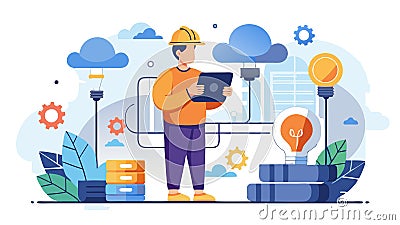 Cloud Engineers play a pivotal role in transitioning organizations to the cloud, ensuring smooth operations and data integrity Stock Photo