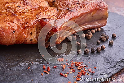 Incredibly delicious steak Stock Photo