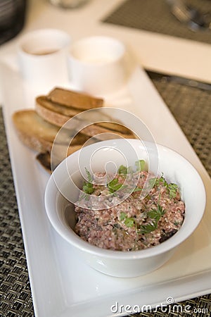 Steak Tartar Stock Photo