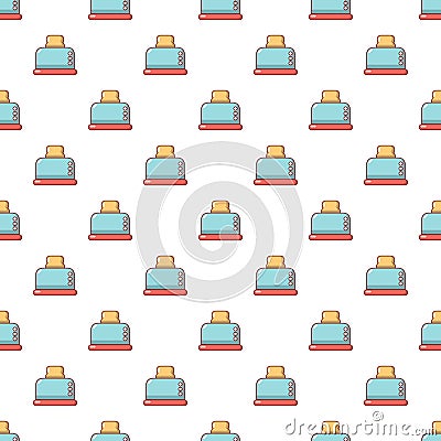 Steal toaster pattern seamless Vector Illustration