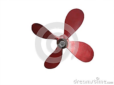 Steam boat propeller Stock Photo