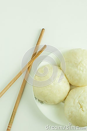 steamed buns Stock Photo